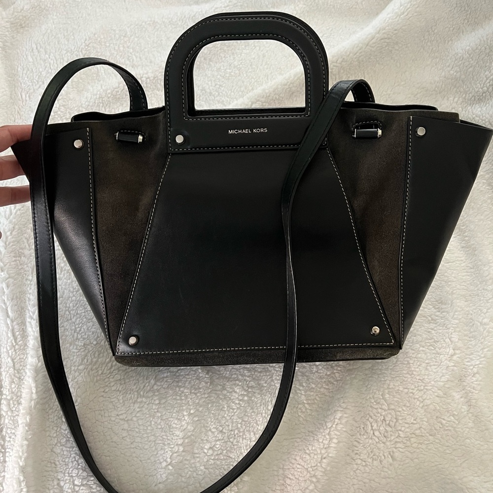 Michael Kors Suede/ Leather Shoulder Bag - Used
